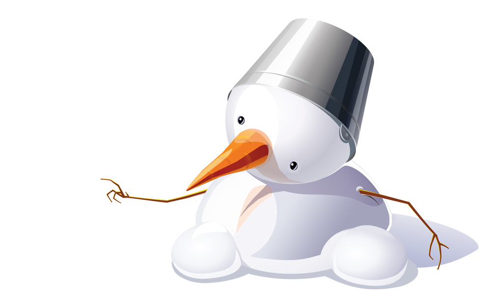 404 Snowman Melting